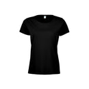 Women's Black T-shirt | 100% cotton