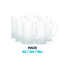 Frosted Beer Mugs for Sublimation 16 oz