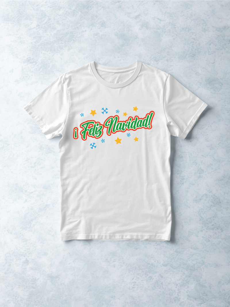 Printed DTF Sheets by Yards -Feliz Navidad 2025