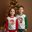 Printed DTF Sheets by Yards - Mario Bros Navidad 2025