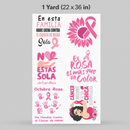 Printed DTF Sheets by Yards - cancer prevention - Espanol