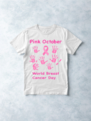 Printed DTF Sheets by Yards - cancer prevention -Ingles