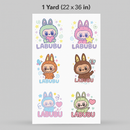 Printed DTF Sheets by Yards - Labubu