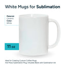 Make It Lab 11oz White Circle Sublimation Mug