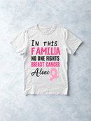 Printed DTF Sheets by Yards - cancer prevention -Ingles