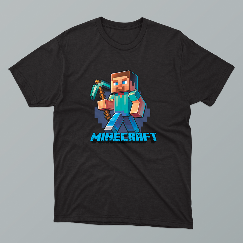 Printed DTF Sheets by Yards - Minecraft 1