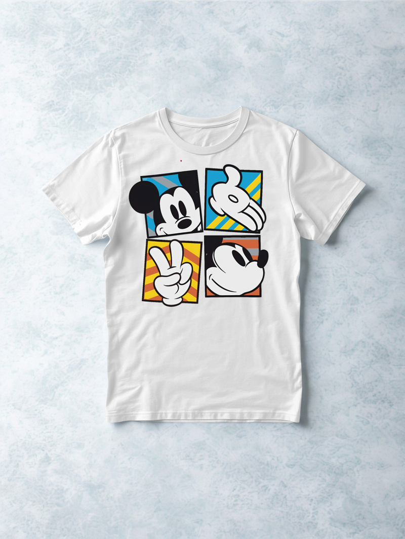 Printed DTF Sheets by Yards - Mickey Mouse
