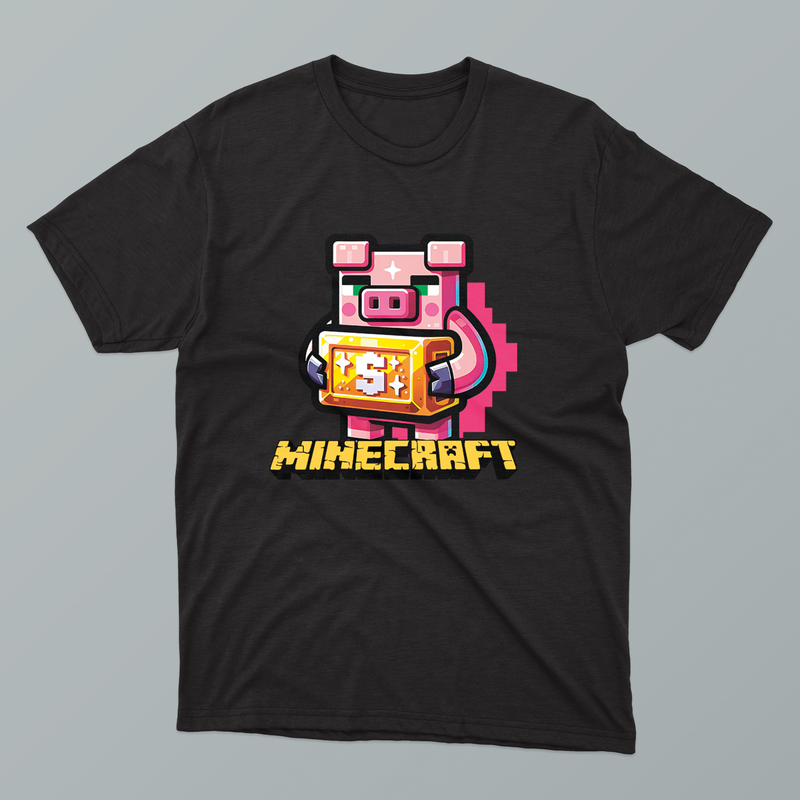 Printed DTF Sheets by Yards - Minecraft 1