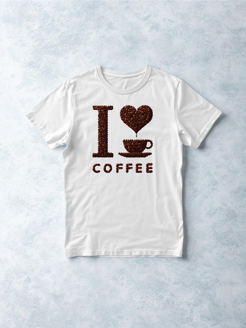 Printed DTF Sheets by Yards - Coffee