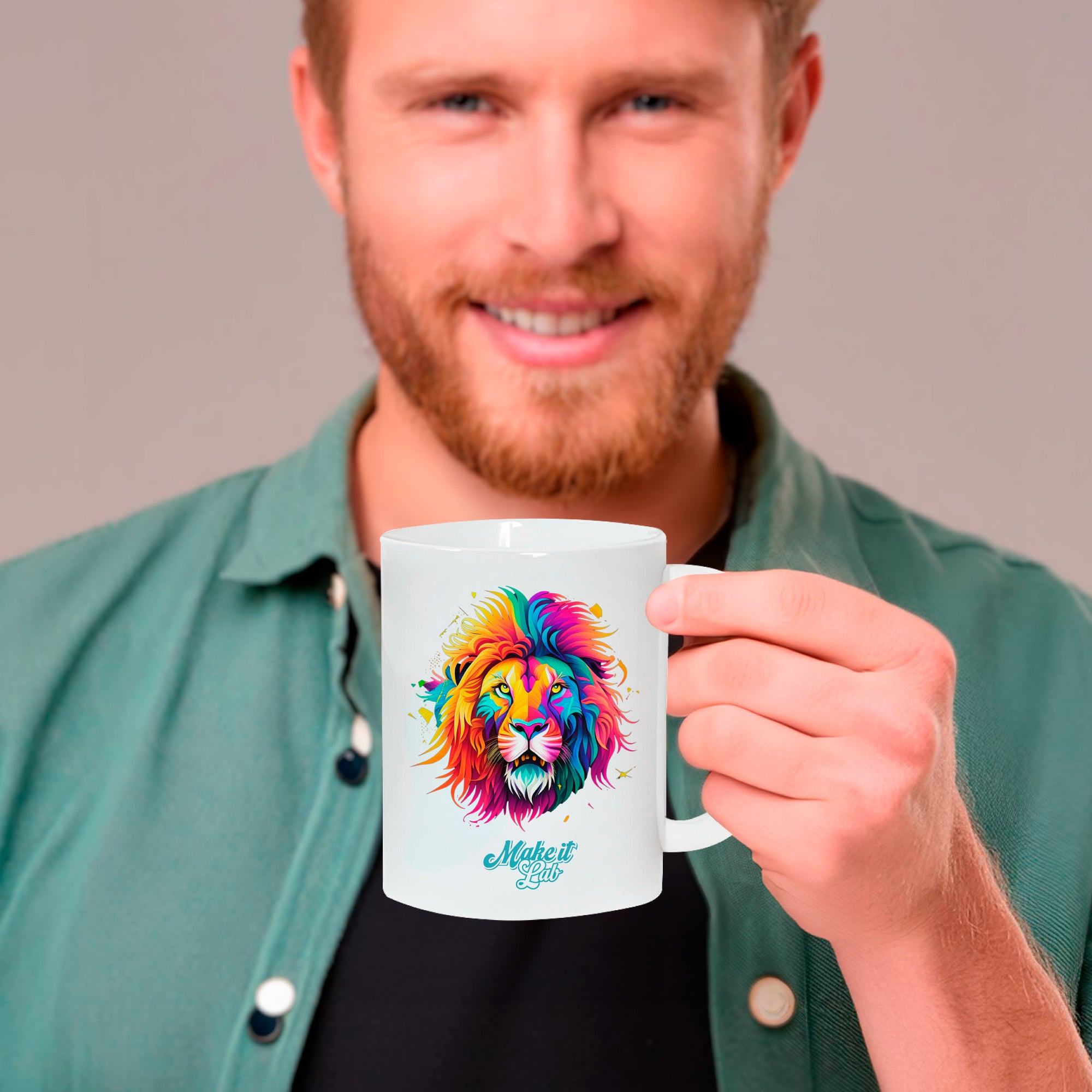 Make It Lab 11oz White Circle Sublimation Mug