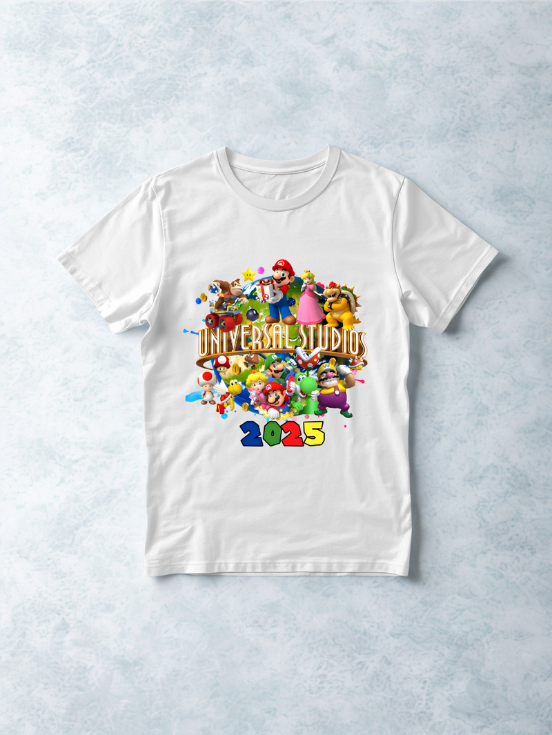 Printed DTF Sheets by Yards -Universal studios Trip