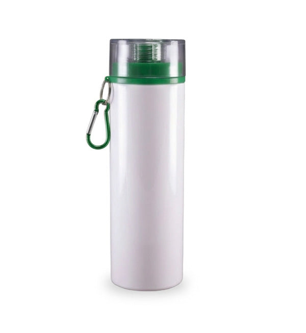 Aluminum sports white bottle for sublimation 25 oz