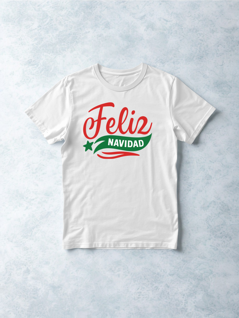 Printed DTF Sheets by Yards -Feliz Navidad 2025