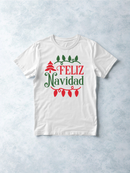 Printed DTF Sheets by Yards -Feliz Navidad 2025