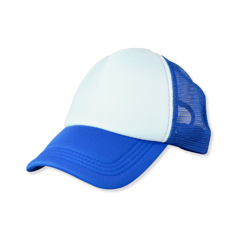 Blue and White Customizable Adult Cap - Perfect for Sublimation Printing
