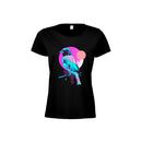 Women's Black T-shirt | 100% cotton
