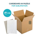 Garage Sale Cardboard A4 puzzle for sublimation (box of 12 and 36 units)
