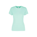 Women’s Heavy Weight Crew Neck Short Sleeve Silhouette T-Shirt - 100% Cotton D0300