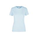 Women’s Heavy Weight Crew Neck Short Sleeve Silhouette T-Shirt - 100% Cotton D0300