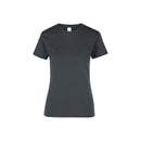 Women’s Heavy Weight Crew Neck Short Sleeve Silhouette T-Shirt - 100% Cotton D0300