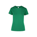 Women’s Heavy Weight Crew Neck Short Sleeve Silhouette T-Shirt - 100% Cotton D0300