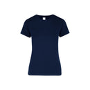 Women’s Heavy Weight Crew Neck Short Sleeve Silhouette T-Shirt - 100% Cotton D0300