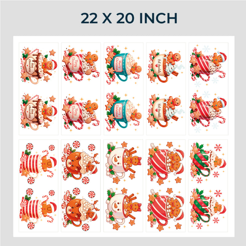 UV DTF PRINT - Christmas Decal Pack