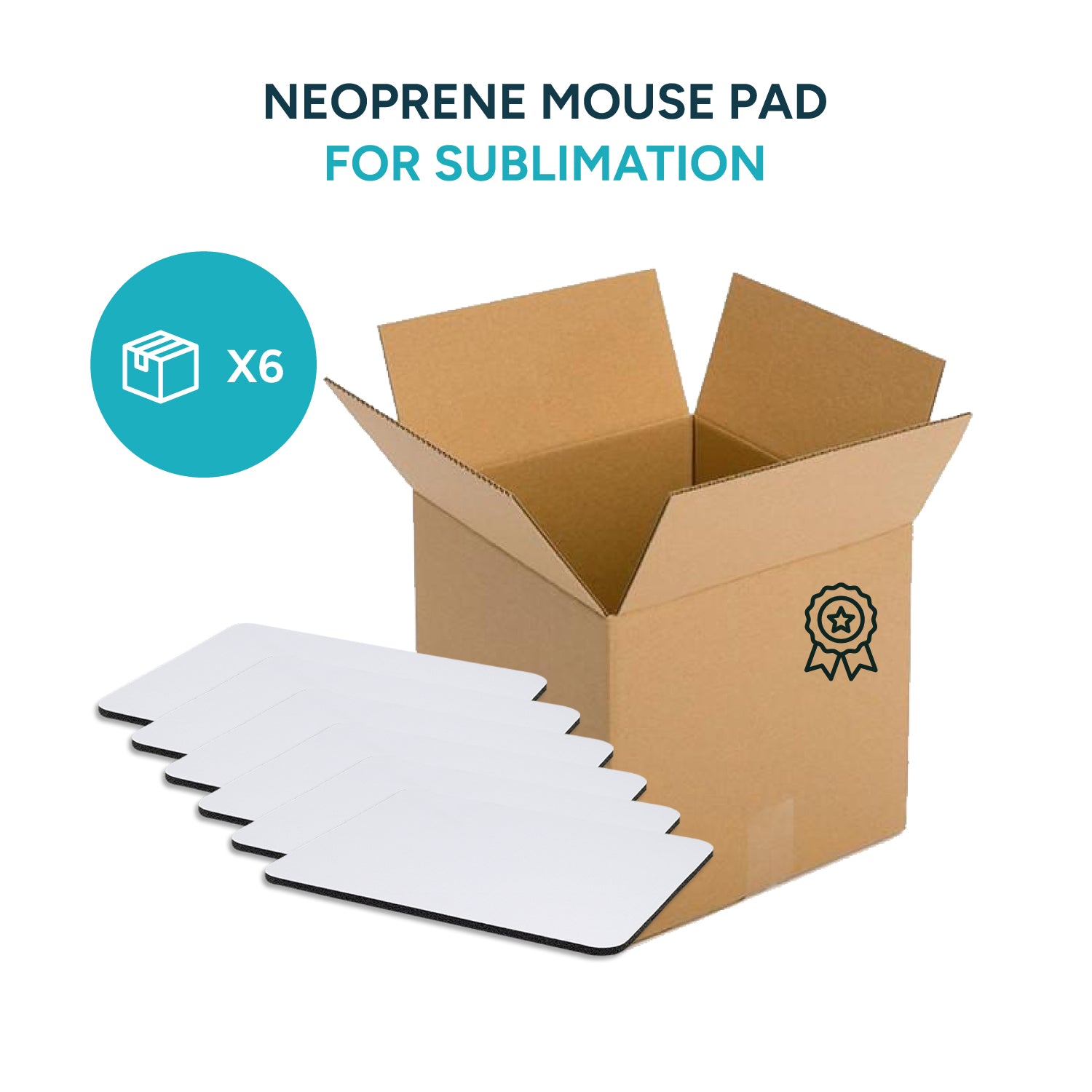 Neoprene mouse pad for sublimation size (8.66