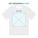 Same Day Printing | DTF Transfers By Size