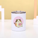 White stainless steel tumbler without handle 300ml