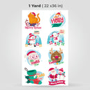 Printed DTF Sheets by Yards -  Christmas 2