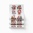 Printed DTF Sheets by Yards -  Christmas 1