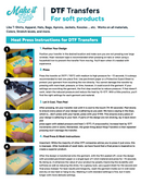 Printed DTF Sheets by Yards - Bluey design 1