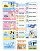 Girls Personalized Name Labels - 28 Stickers UV DTF Printing for Back To School- Waterproof for School Supplies