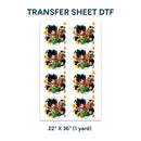 Printed DTF Sheets by Yards - Dragon Ball