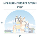 Printed DTF Sheets by Yards - Bluey design 1