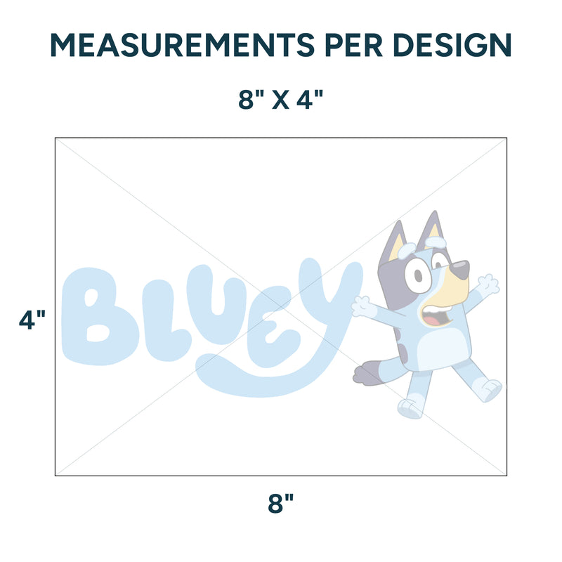 Sublimation Sheets Printed By Yards - Bluey 2