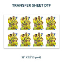 Printed DTF Sheets by Yards - Cristiano Ronaldo