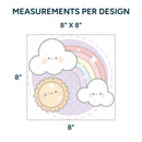 Printed DTF Sheets by Yards - Cute design 1