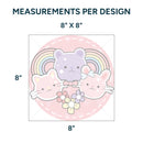 Printed DTF Sheets by Yards - Cute design 2