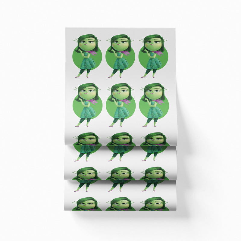 Printed DTF Sheets by Yards - Disgust inside out