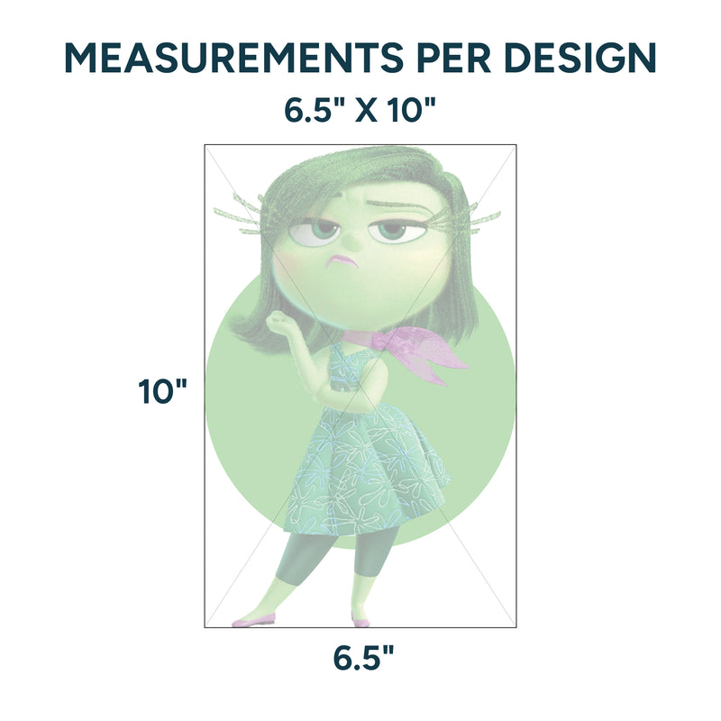 Printed DTF Sheets by Yards - Disgust inside out