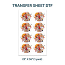 Printed DTF Sheets by Yards - One Piece