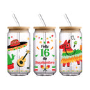 UV DTF WRAP LIBBEY CUP - Mexican Independence Day design 2