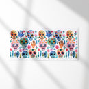 UV DTF WRAP LIBBEY CUP - Día de muertos diseño 1