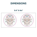 UV DTF WRAP LIBBEY CUP - Día de muertos diseño 3