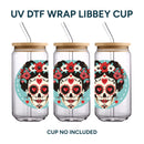 UV DTF WRAP LIBBEY CUP - Día de muertos diseño 2