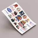 UV DTF Sticker Pack Donald Trump