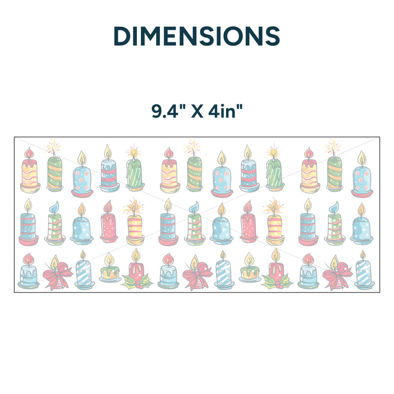 UV DTF WRAP LIBBEY CUP - Christmas design 9