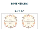 UV DTF WRAP LIBBEY CUP -  Thanksgiving design 2